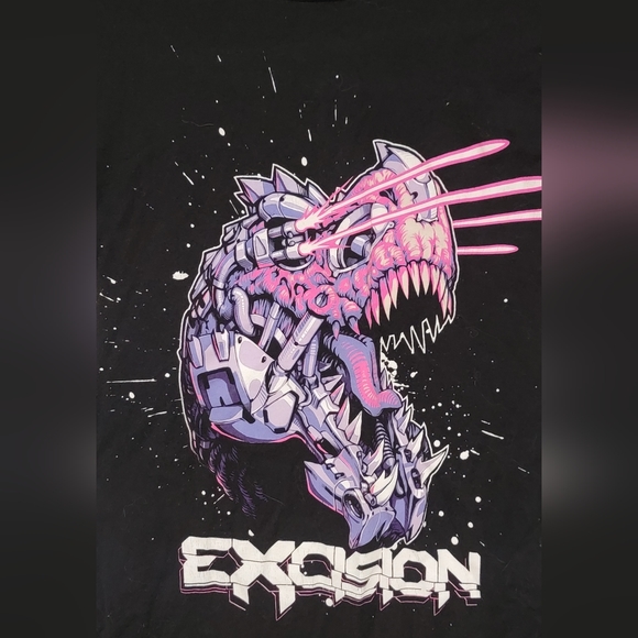 Excision Dubstep Dino Graphic Tee - Picture 4 of 7